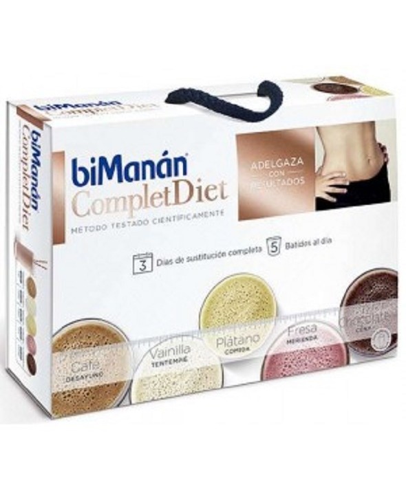BIMANAN COMPLET DIET 3 DIAS DE SUSTITUCION COMPLETA 5 BATIDOS AL DIA