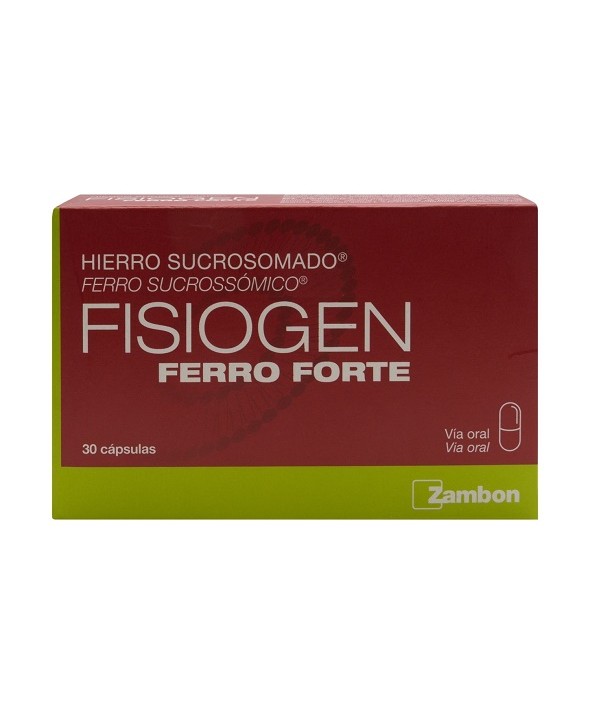 FISIOGEN FERRO FORTE 30 CAPSULAS