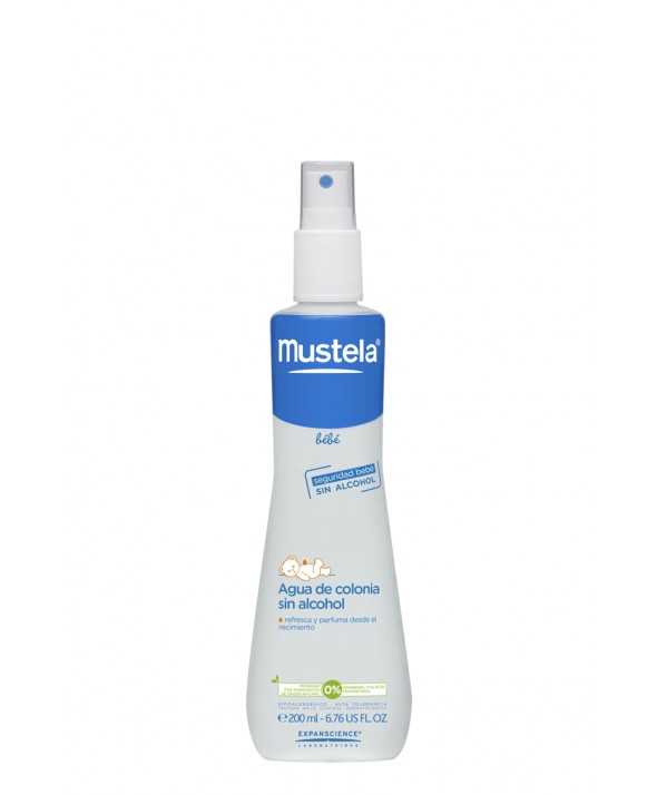 MUSTELA BEBE AGUA DE COLONIA SIN ALCOHOL 200 ML MINIPRECIO