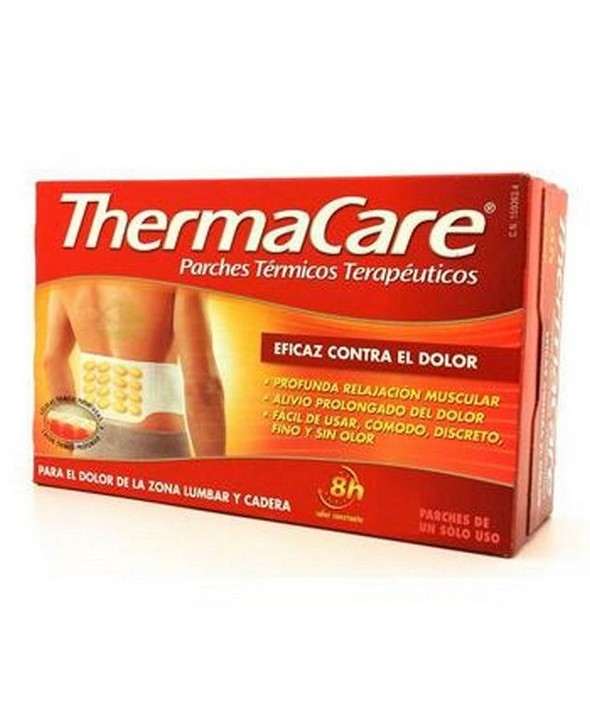 THERMACARE ZONA LUMBAR Y CADERA PARCHES TERMICOS 4 PARCHES